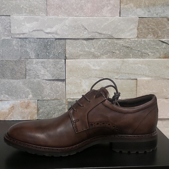 🎁 ECCO Men's Vitrus I Plain Toe Derby Shoes - Picture 10 of 12